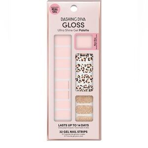 Dashing Diva Cheetah-licious Gel Nail Strips